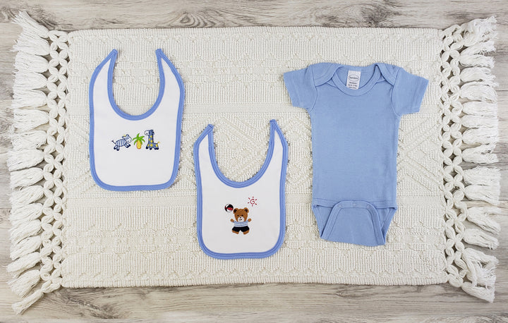 3 Pc Layette Baby Clothes Set