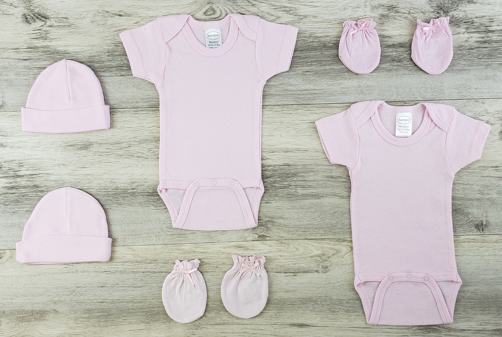 6 Pc Layette Baby Clothes Set