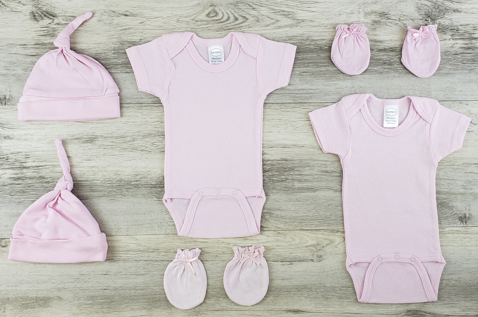 6 Pc Layette Baby Clothes Set
