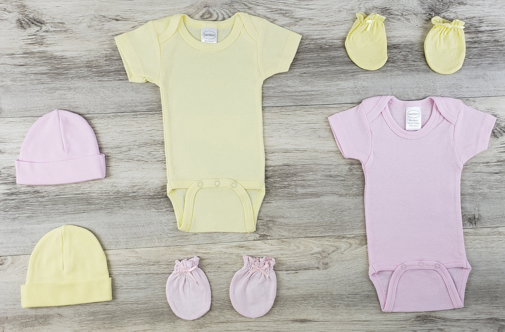 7 Pc Layette Baby Clothes Set