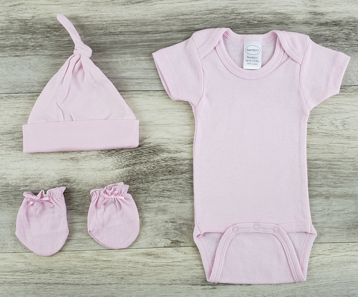 3 Pc Layette Baby Clothes Set