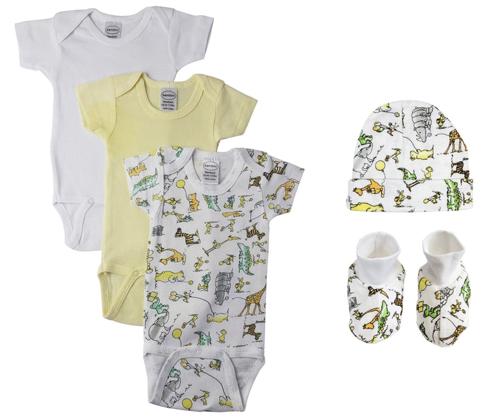 Unisex Baby 5 Pc Bodysuits