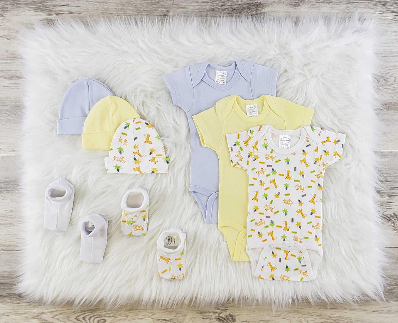 8 Pc Layette Baby Clothes Set