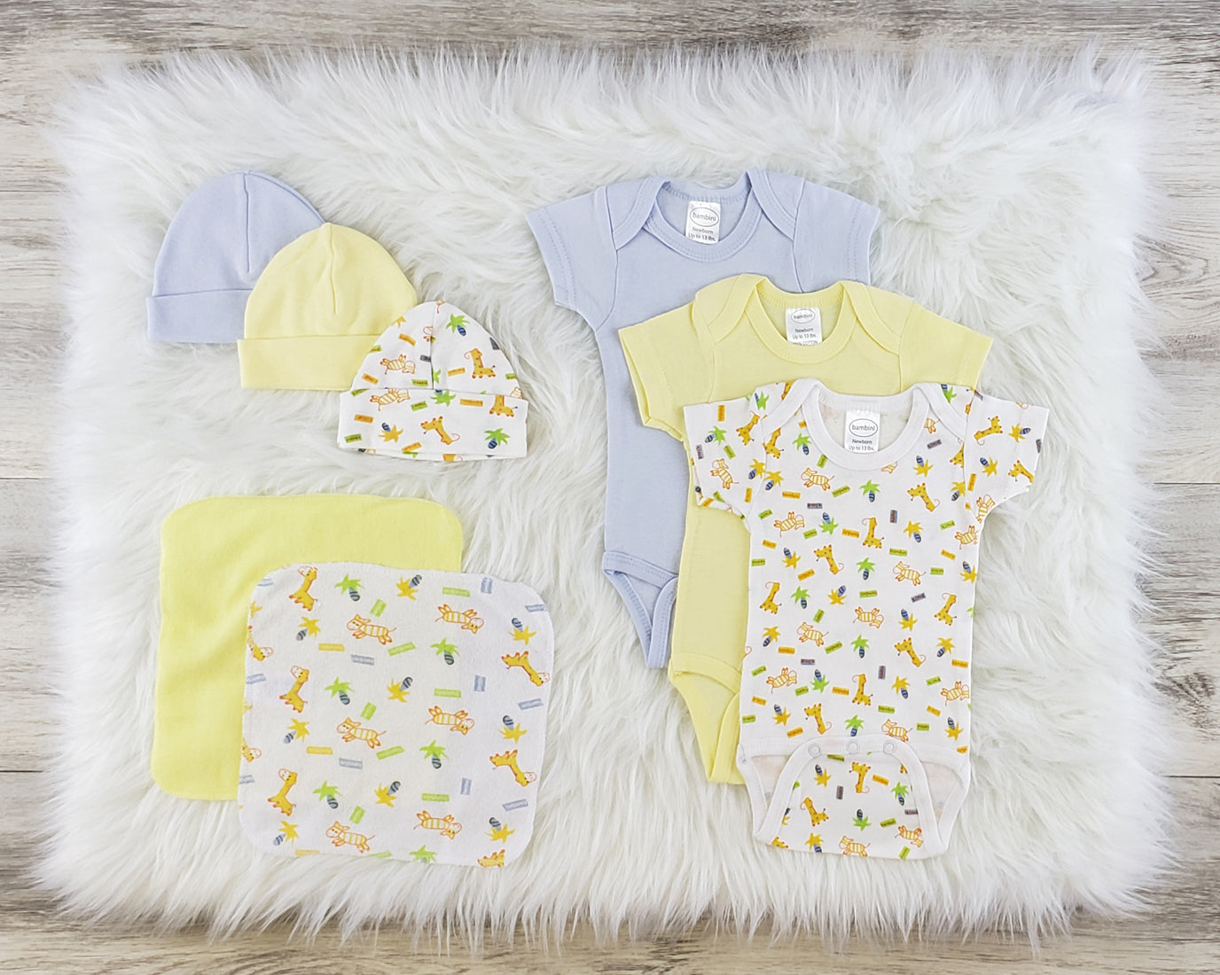 8 Pc Layette Baby Clothes Set