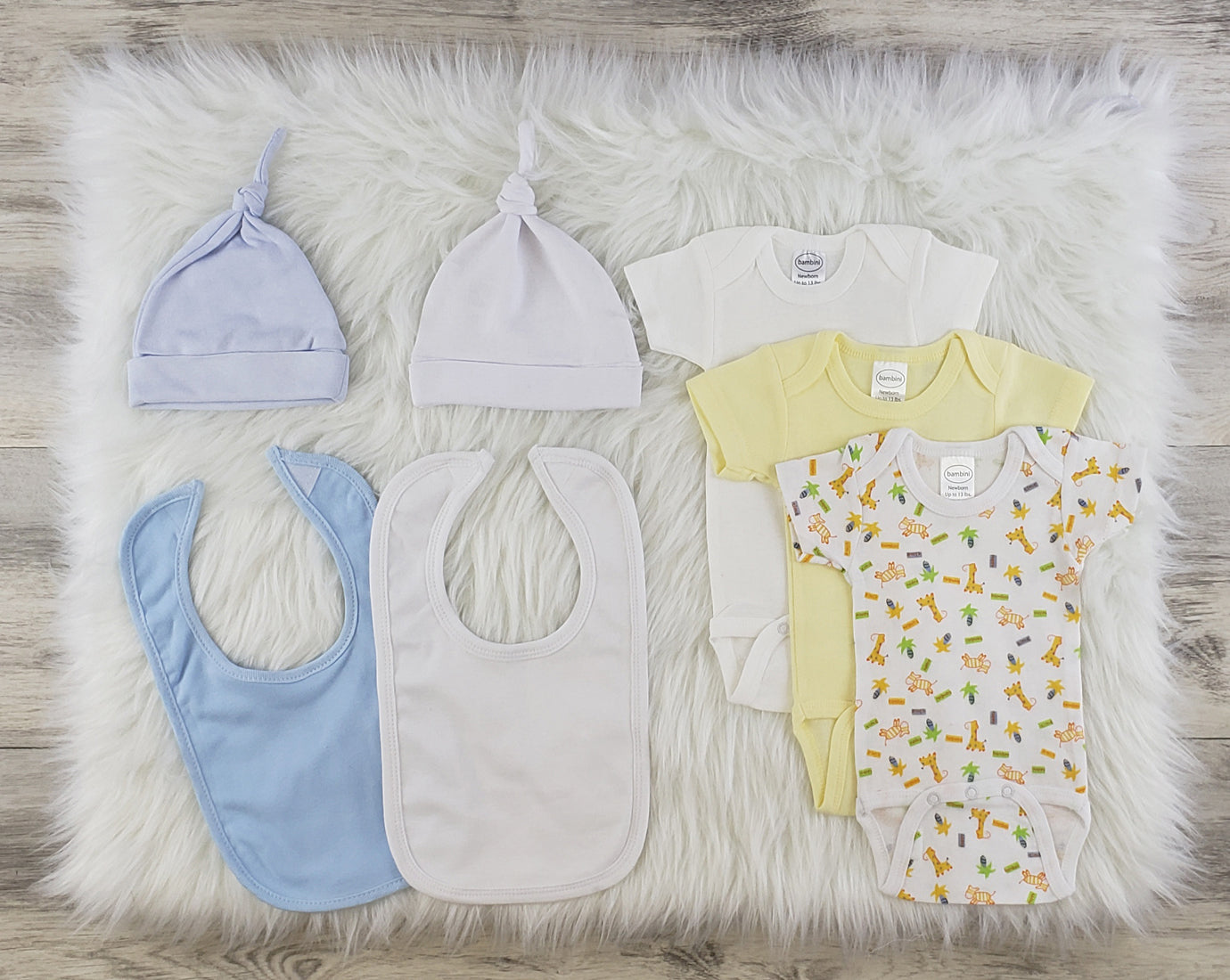 7 Pc Layette Baby Clothes Set