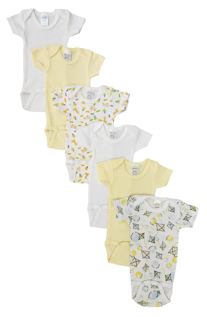 Unisex Baby 6 Pc Onezies