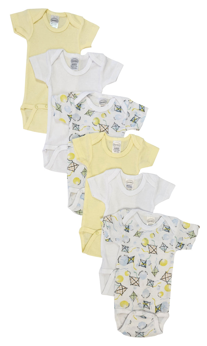 Unisex Baby 6 Pc Onezies