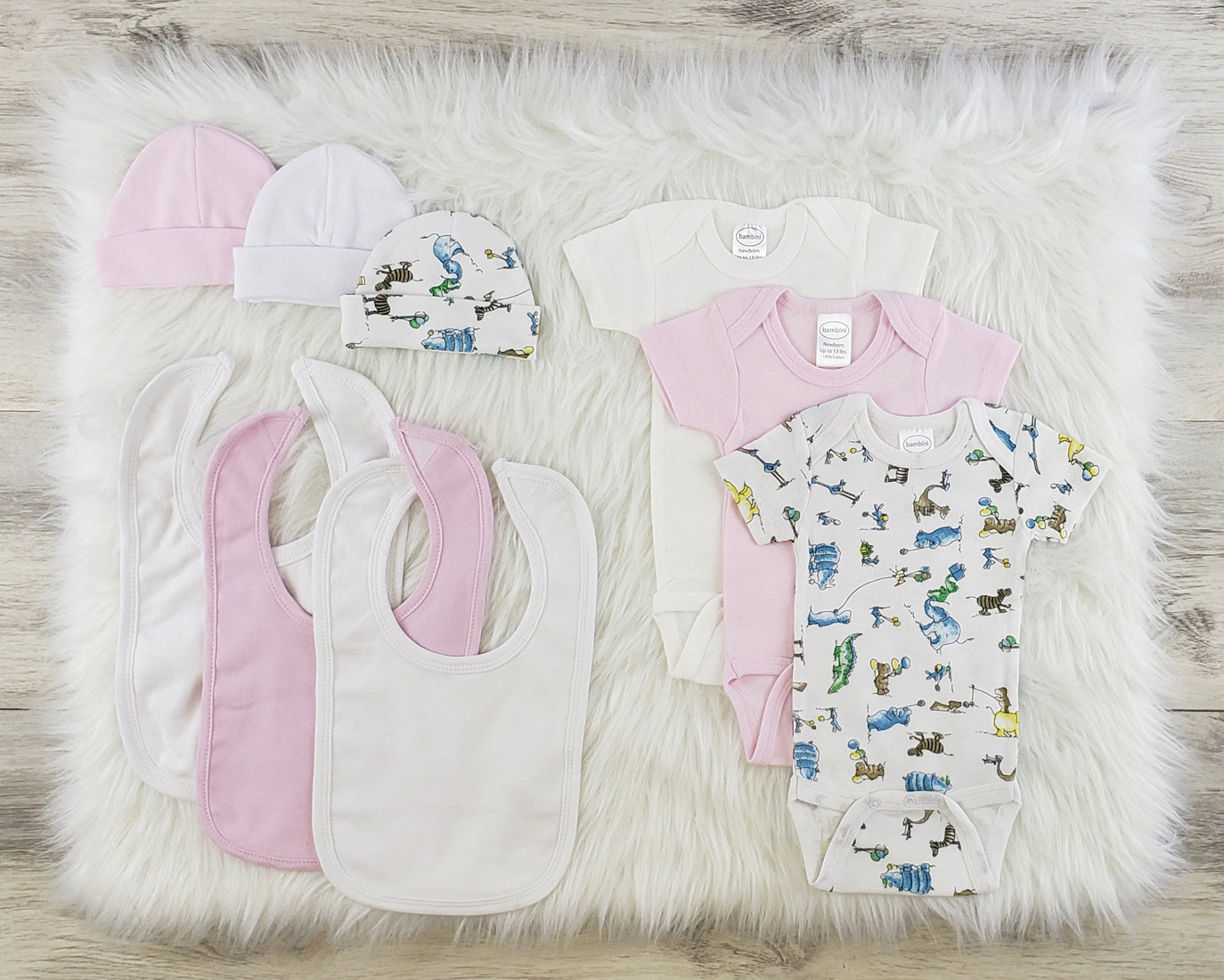 9 Pc Layette Baby Clothes Set