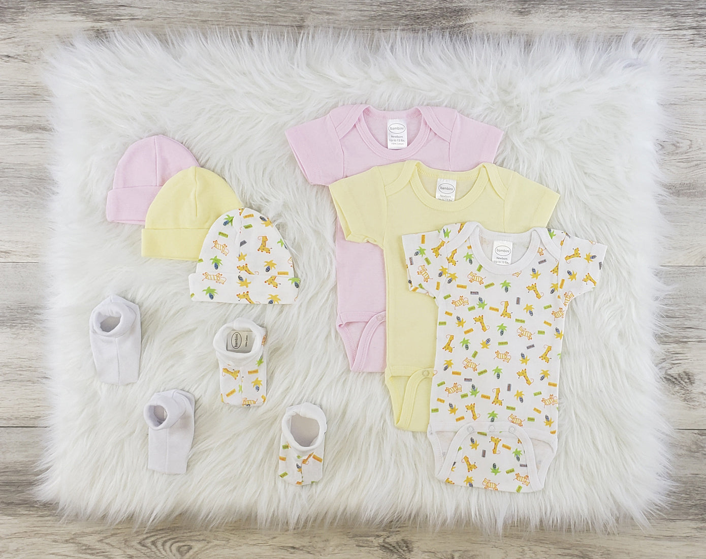8 Pc Layette Baby Clothes Set