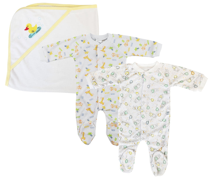 Unisex Closed-toe Sleep & Play (Pack of 3 )