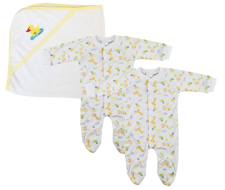 Unisex Closed-toe Sleep & Play (Pack of 3 )