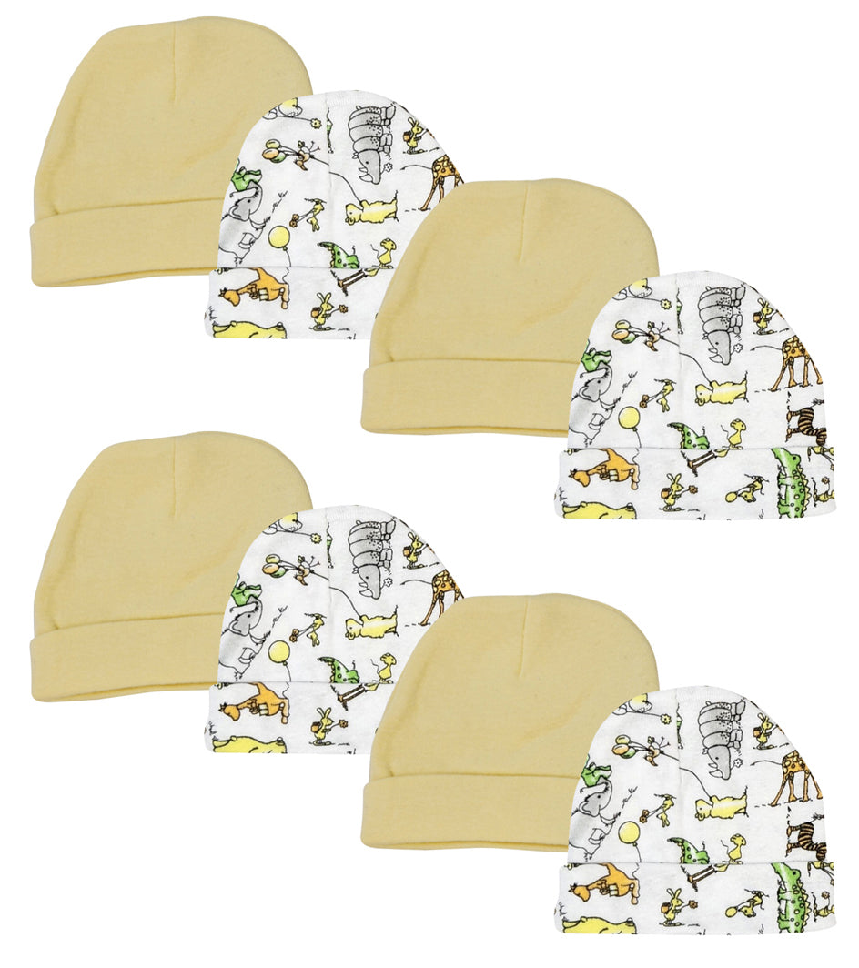 Baby Boy, Baby Girl, Unisex Infant Caps (Pack of 8)