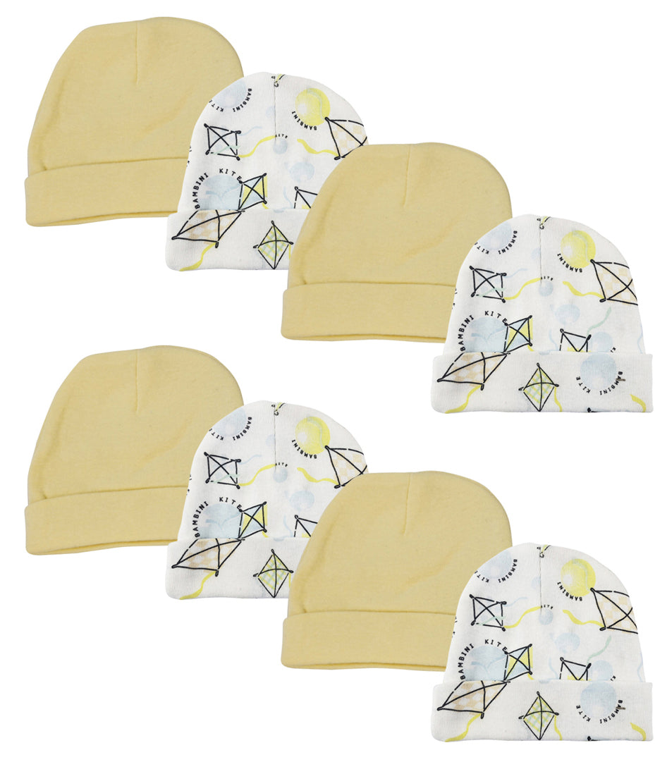 Baby Boy, Baby Girl, Unisex Infant Caps (Pack of 8)
