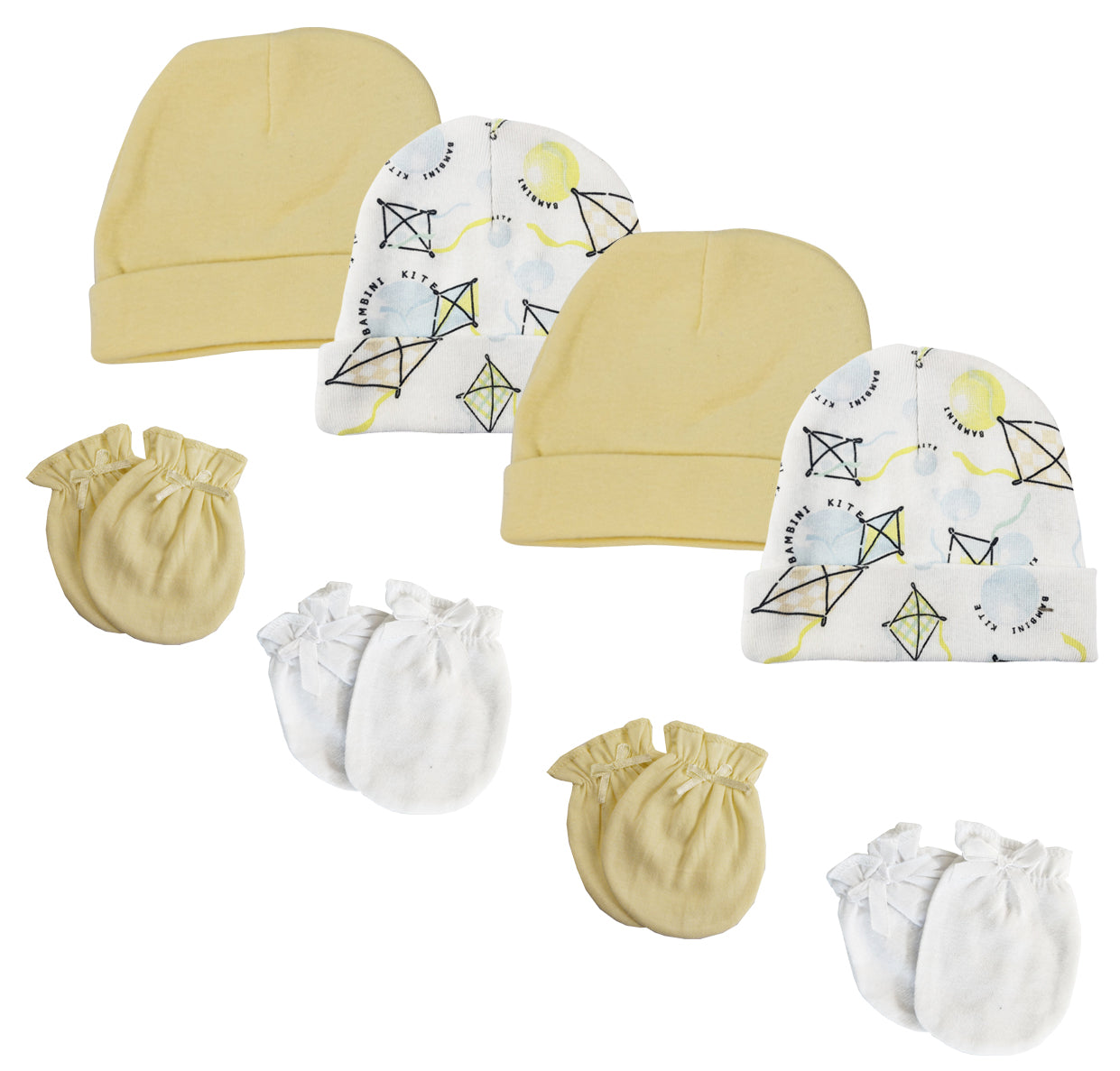 Baby Boy, Baby Girl, Unisex Infant Caps (Pack of 8)