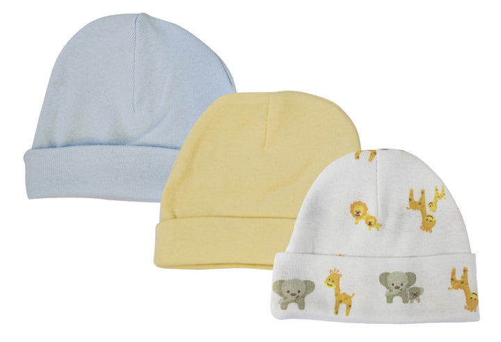 Baby Boys Caps (Pack of 3)