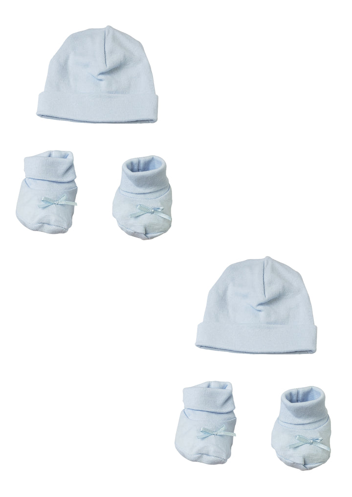 Preemie Cap and Bootie - 4 pc Set