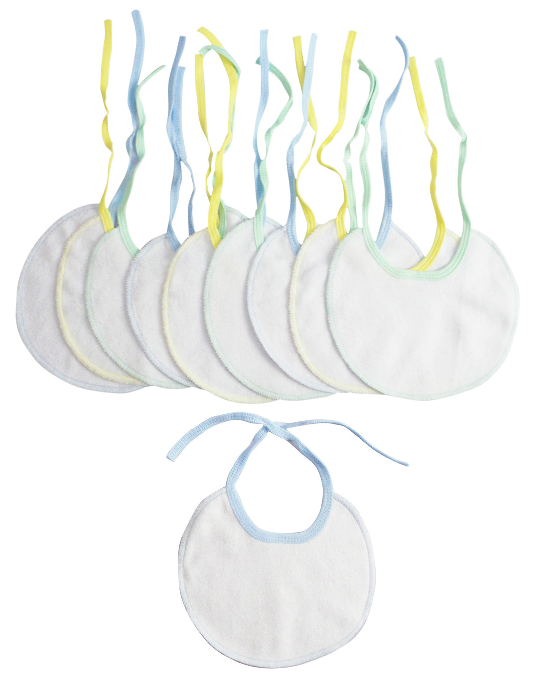 Infant Nine Piece Bib Set (Pack of 9)