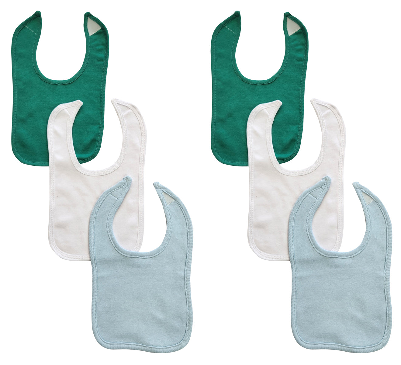 6 Baby Bibs