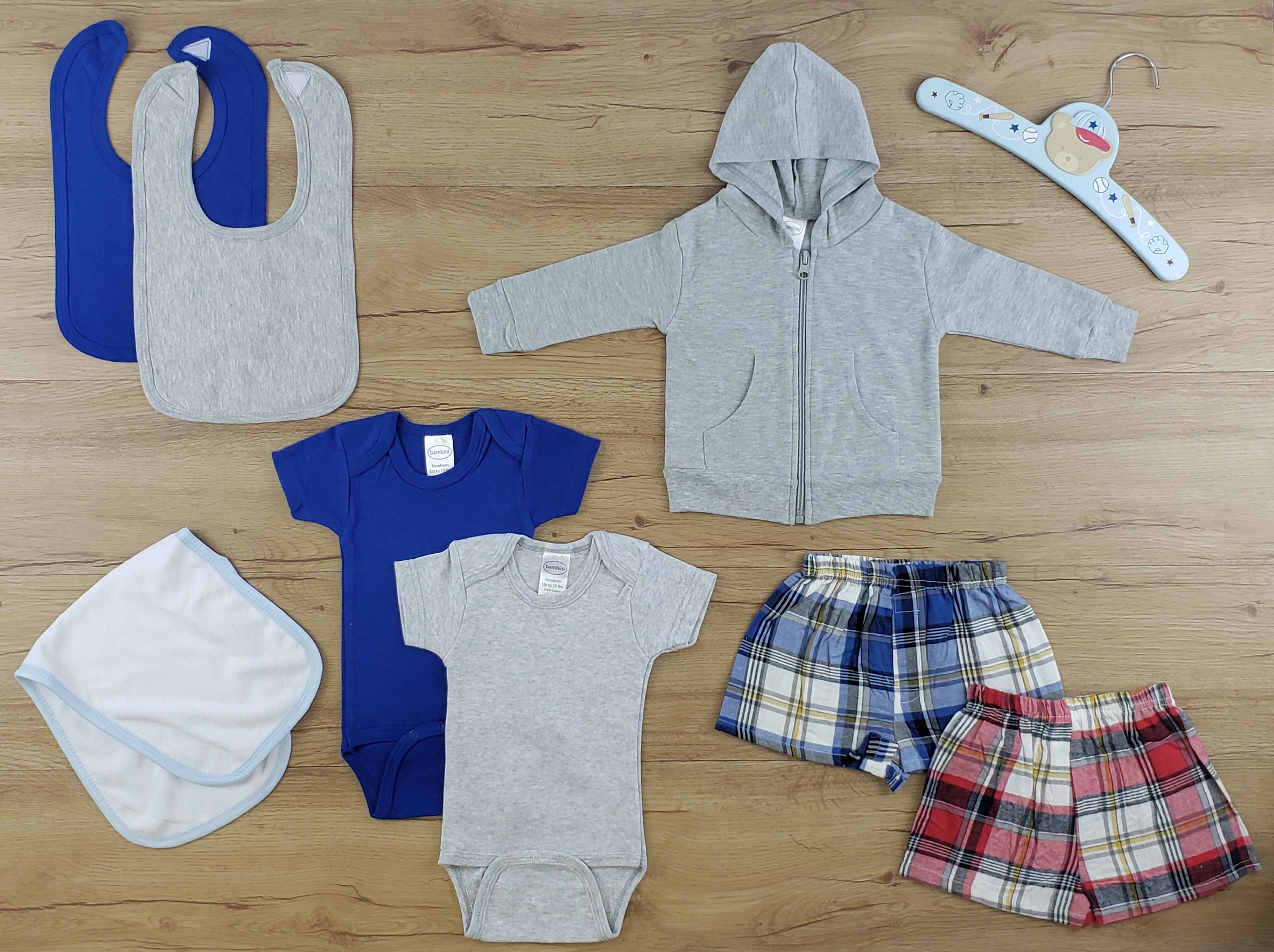 8 Pc Layette Baby Clothes Set