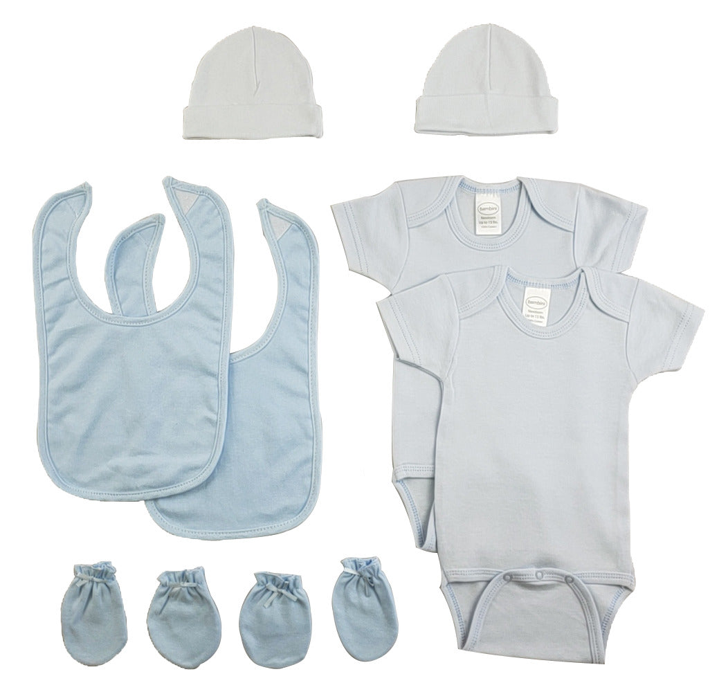 Blue 4 Piece Baby Clothes Set