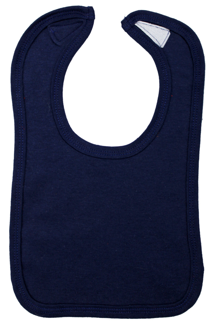 Navy Blue Interlock Bib