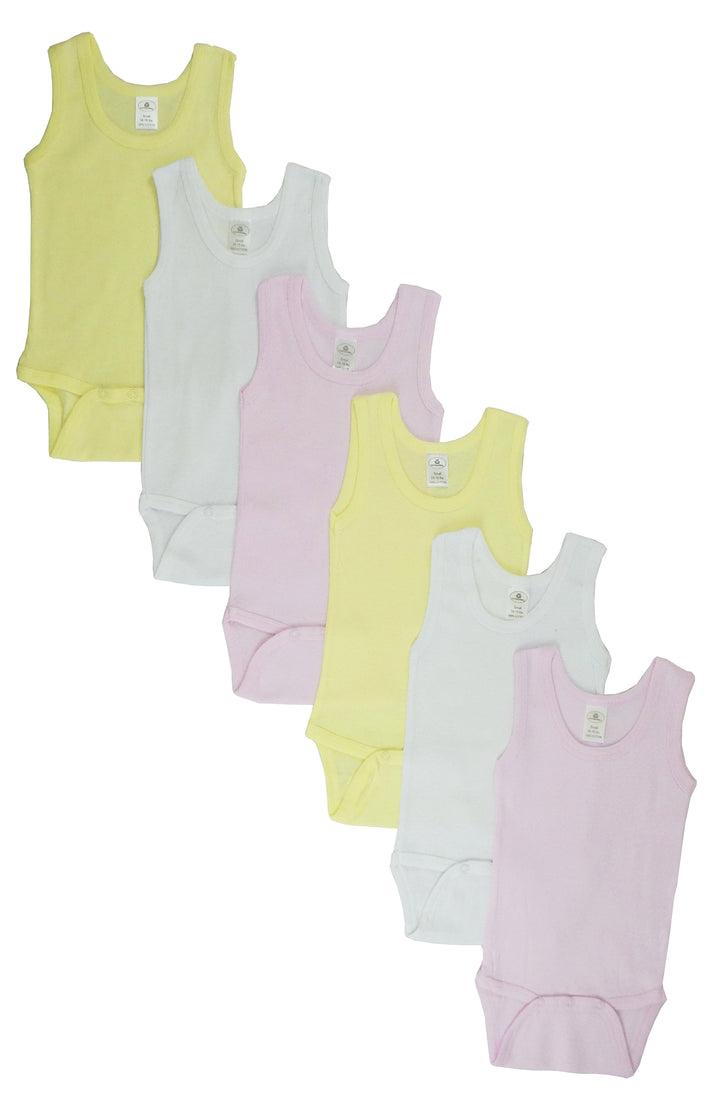 Girls Tank Top Onezies 6 Pack