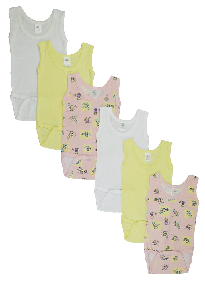 Girls Tank Top Onezies 6 Pack