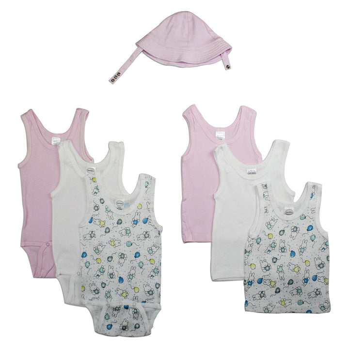 Girls Summer 7 Piece Layette Set