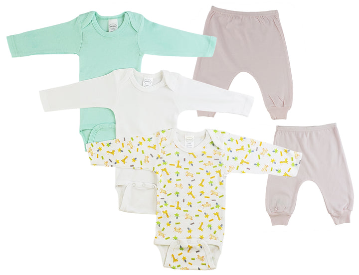 Infant Girls Long Sleeve Onezies and Joggers