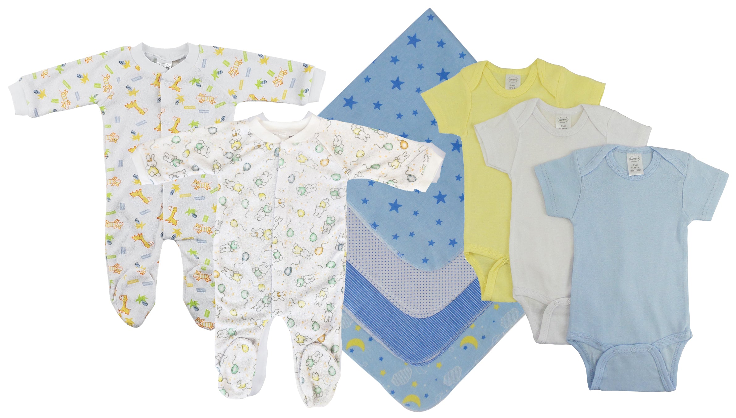 Baby Boy 9 Pc Layette Sets