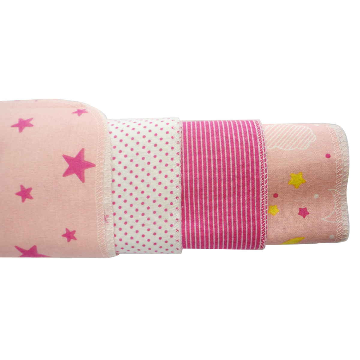 Pink Four Pack Receiving Blanket - 4 Pack