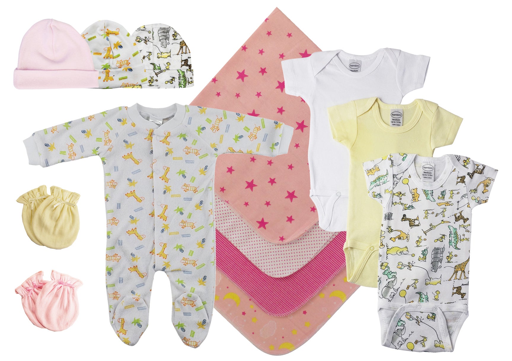 Baby Girls 13 Pc Layette Sets