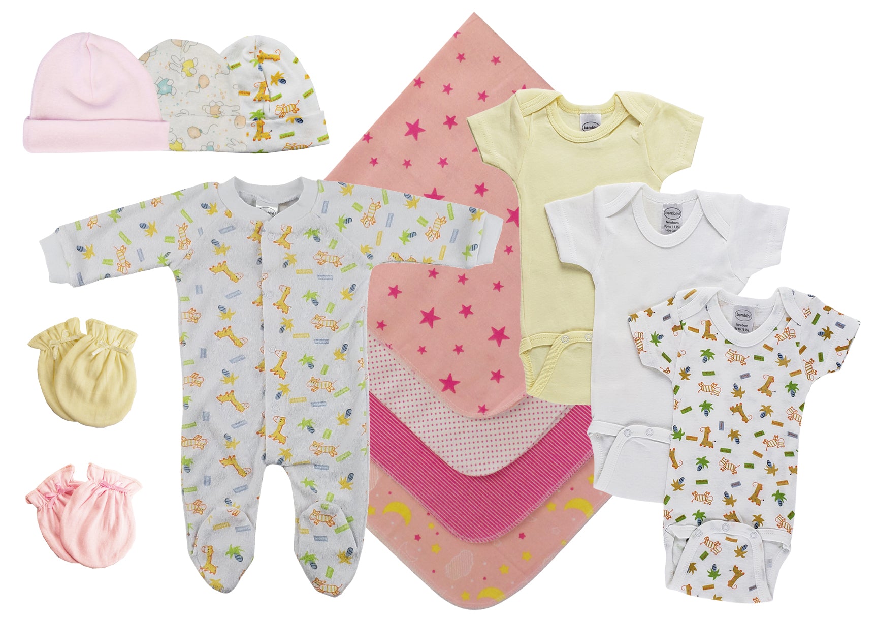 Baby Girls 13 Pc Layette Sets
