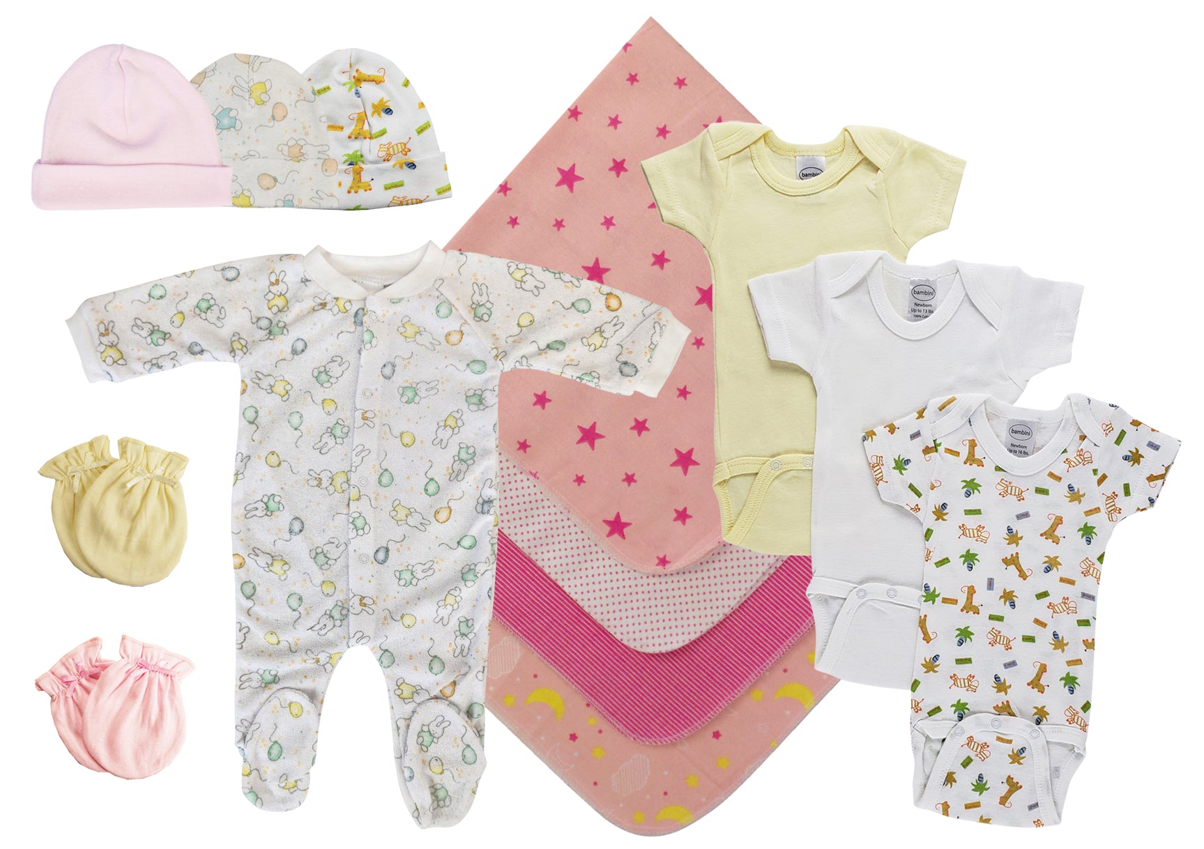 Baby Girls 13 Pc Layette Sets
