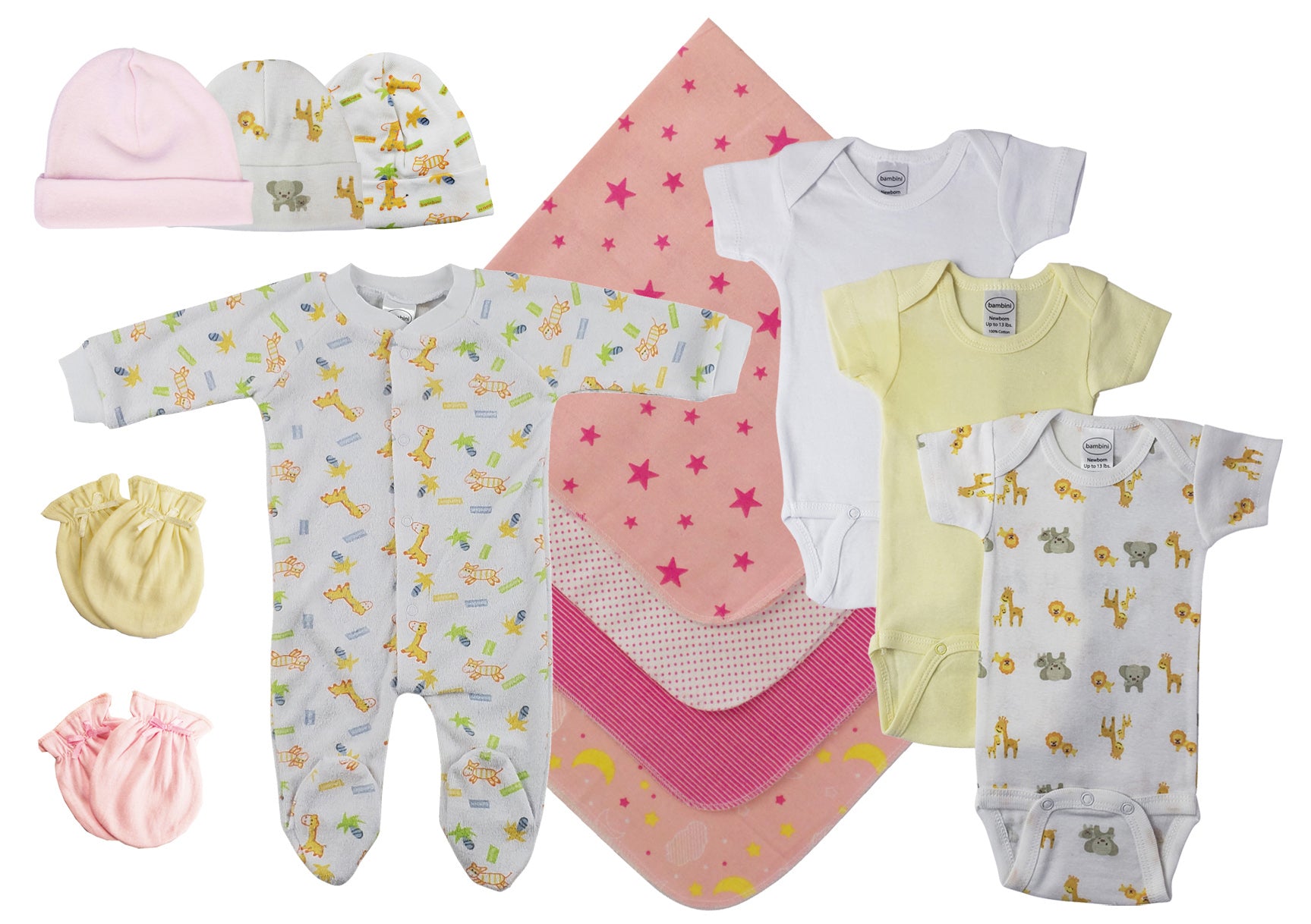 Baby Girls 13 Pc Layette Sets