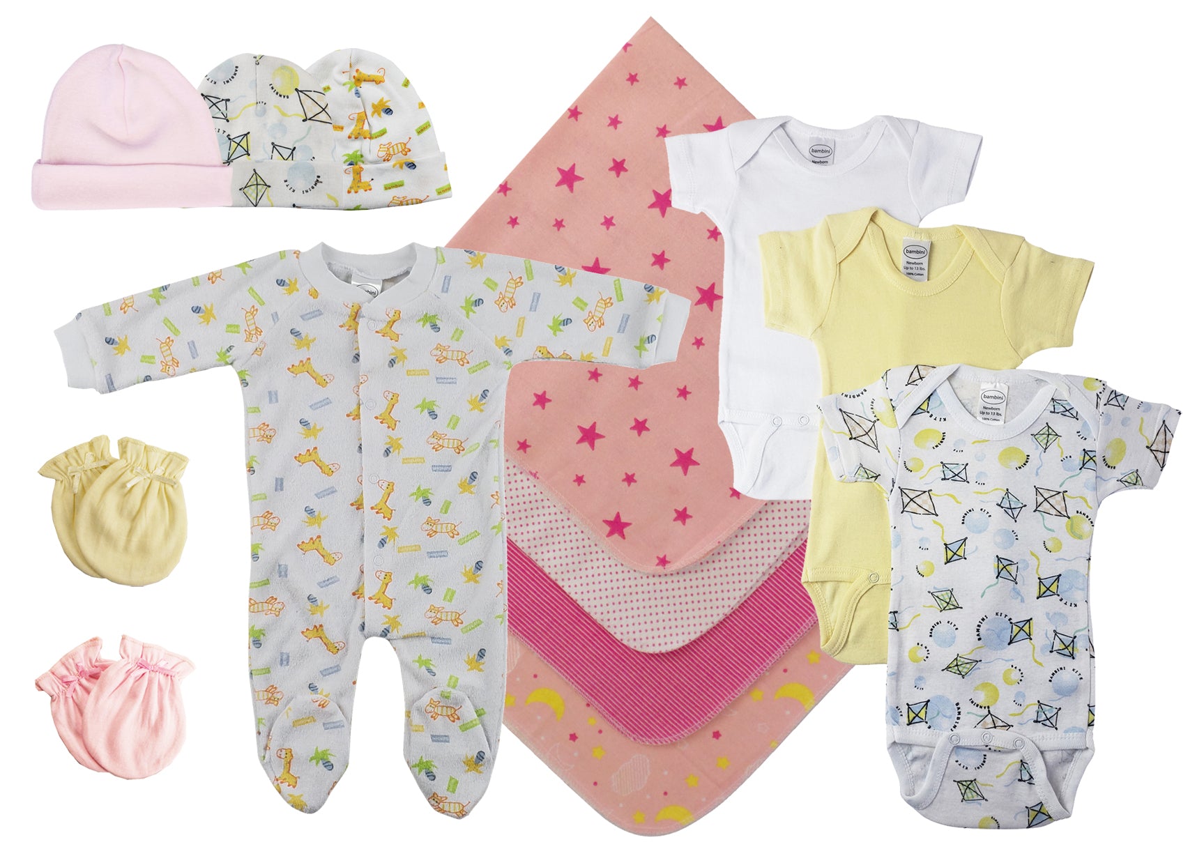 Baby Girls 13 Pc Layette Sets