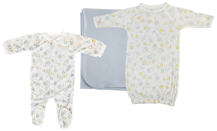 Boy Newborn Baby 3 Pc Layette Sets