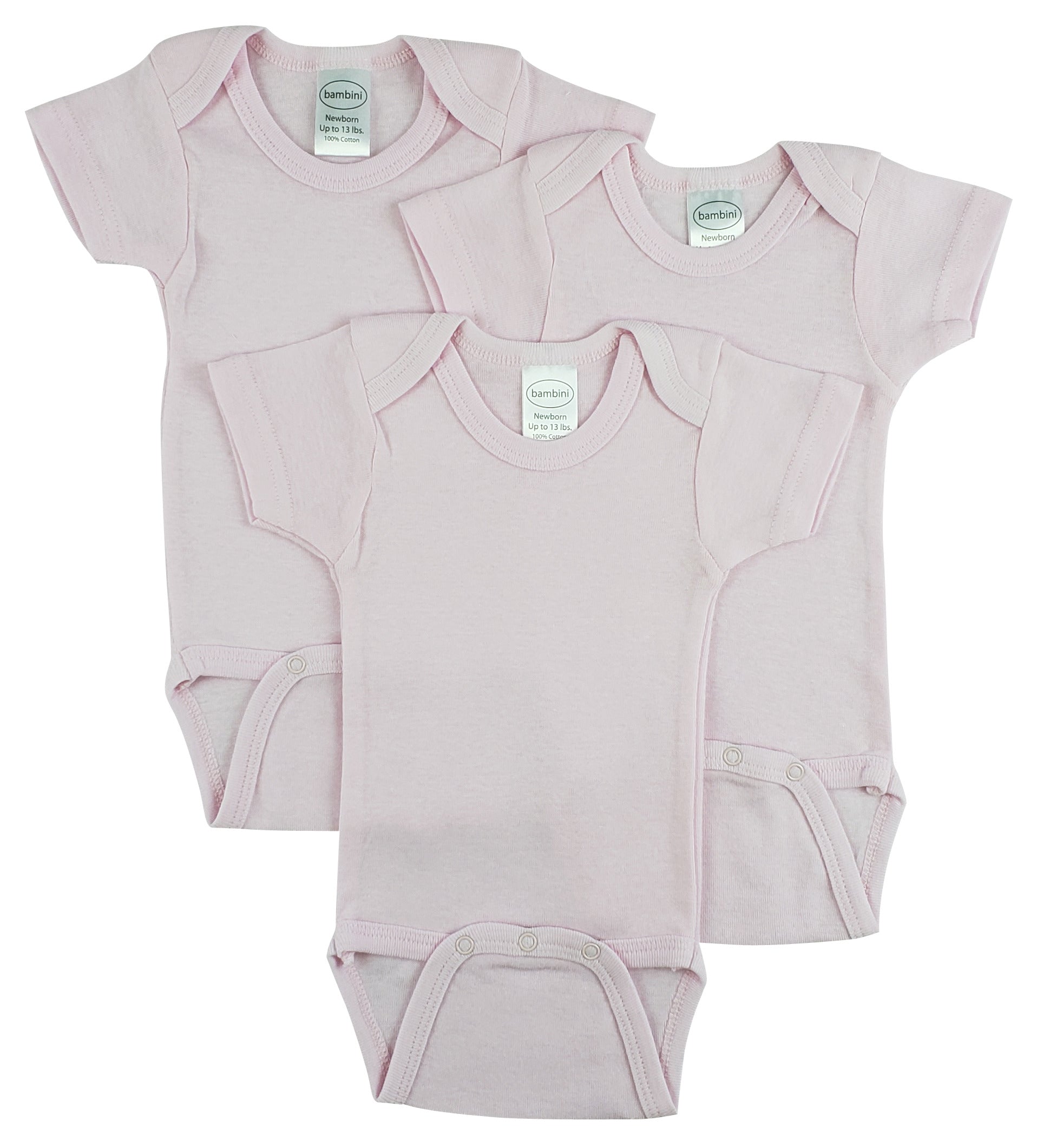 Short Sleeve One Piece 3 Pack
