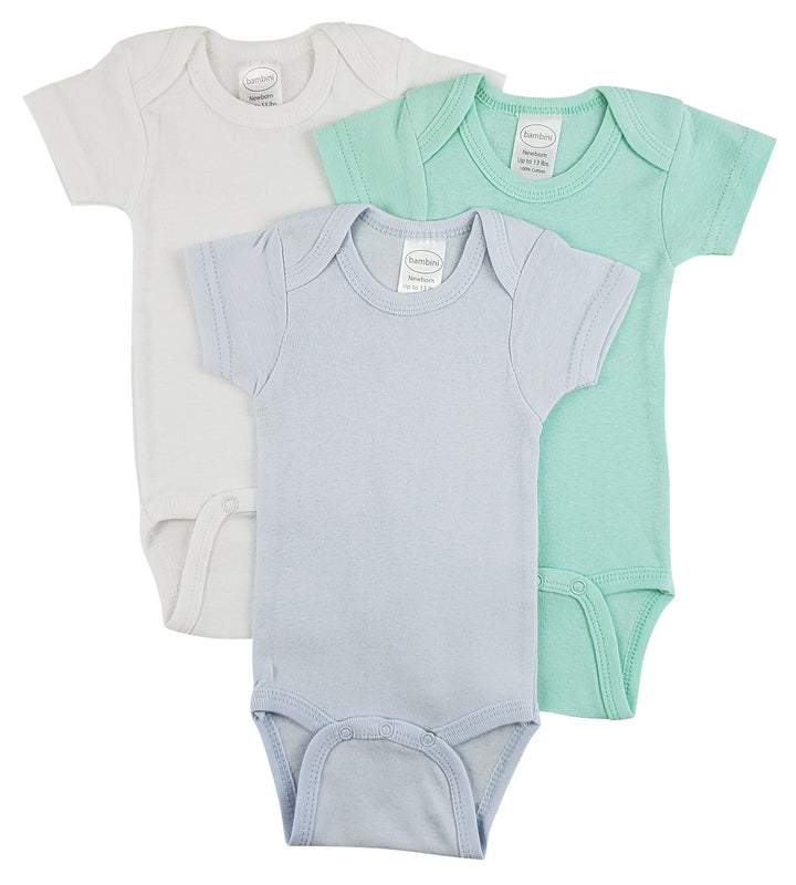 Short Sleeve One Piece 3 Pack