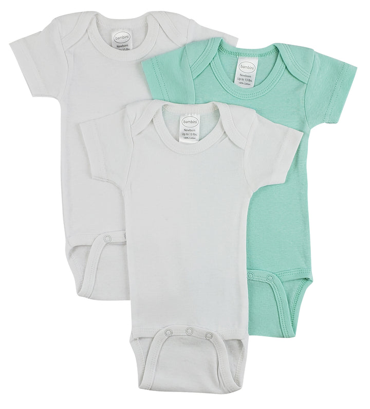 Short Sleeve One Piece 3 Pack