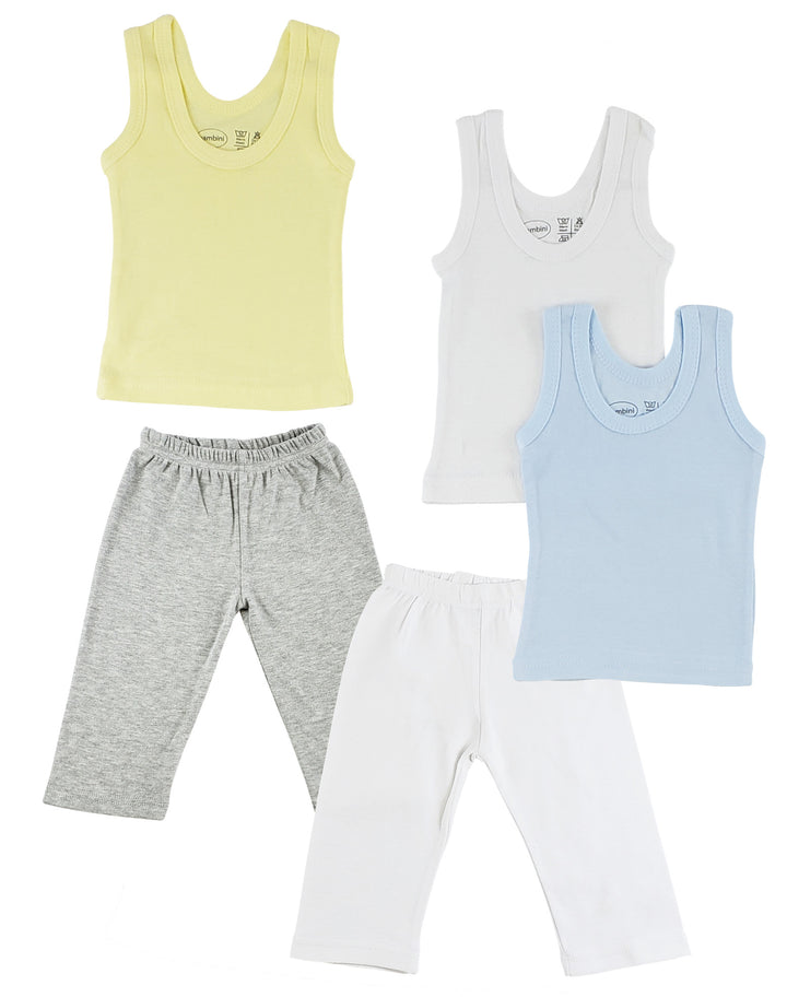 Boys Tank Tops and Track Sweatpants