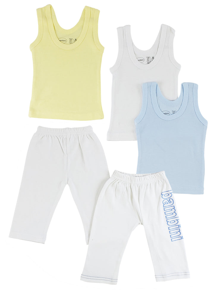 Boys Tank Tops and Track Sweatpants