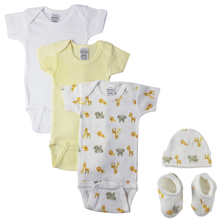 Unisex Newborn Baby 5 Pc Layette Sets