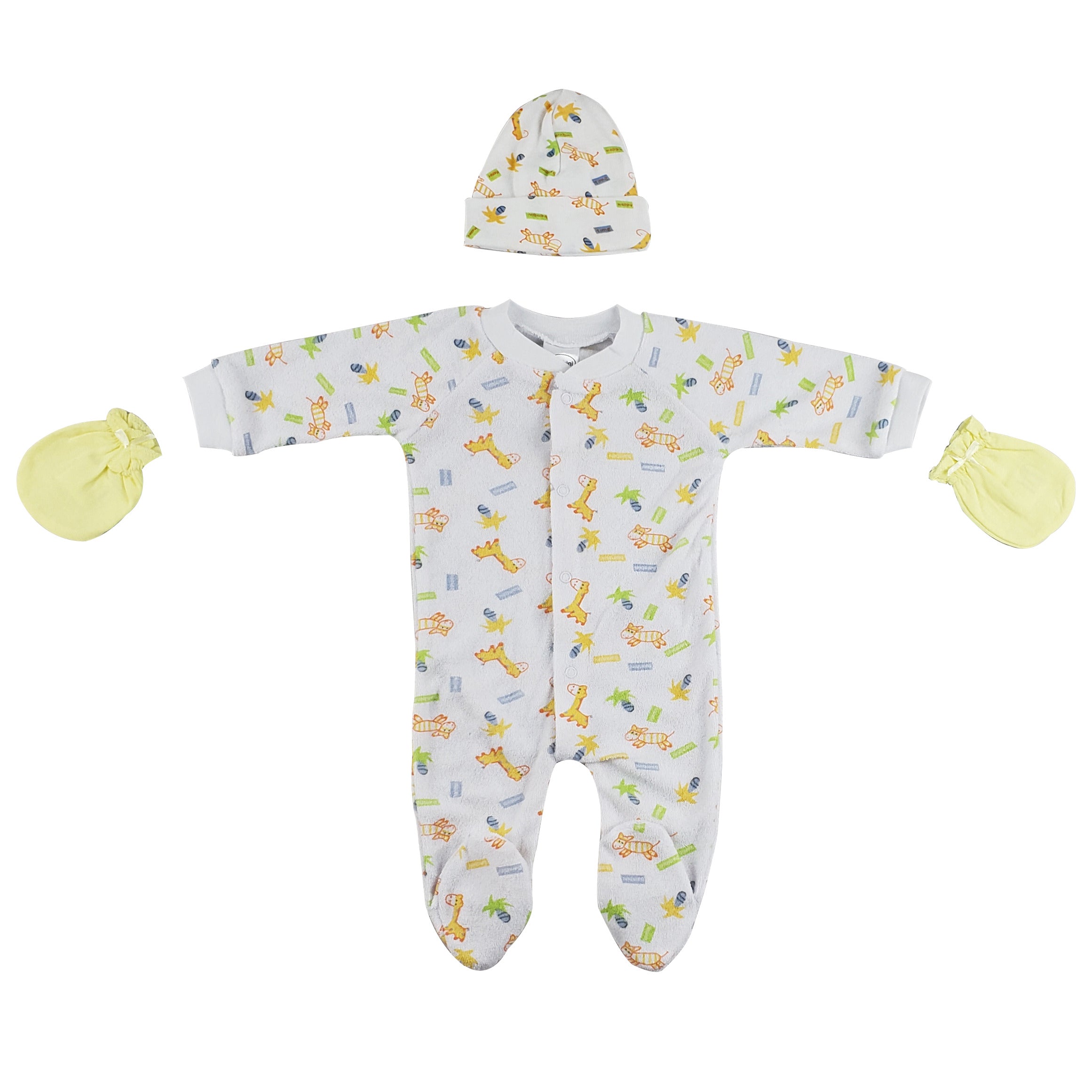 Sleep-n-Play, Cap and Mittens - 3 pc Set
