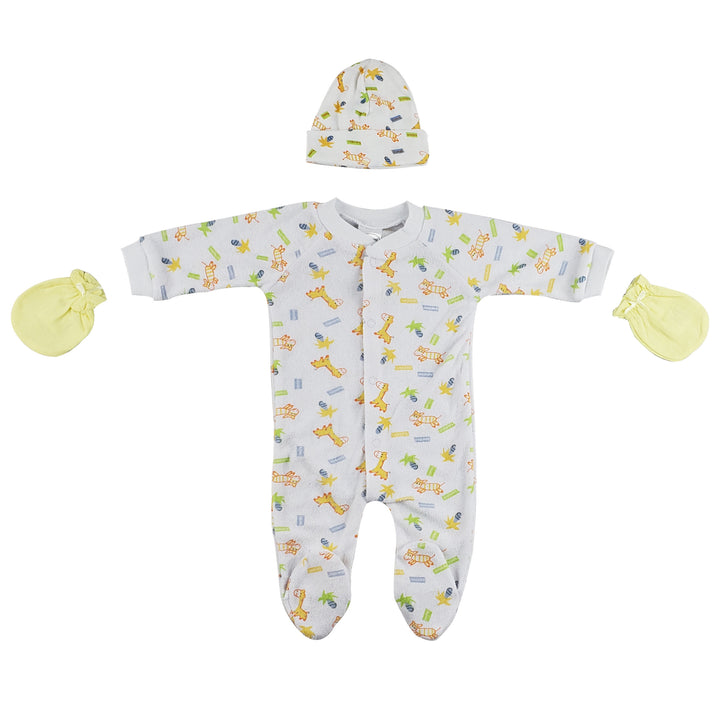 Sleep-n-Play, Cap and Mittens - 3 pc Set