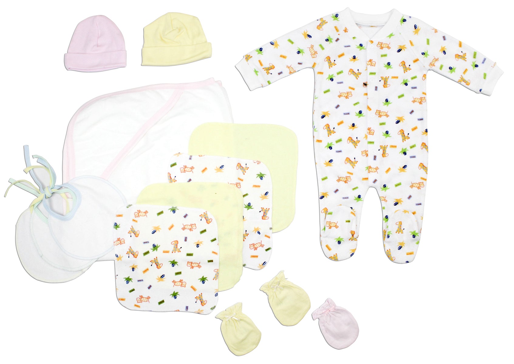 Newborn Baby Girls 13 Pc Layette Baby Shower Gift Set