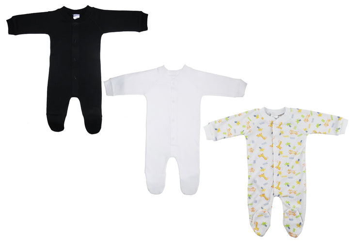 Unisex Closed-toe Sleep & Play (Pack of 3 )