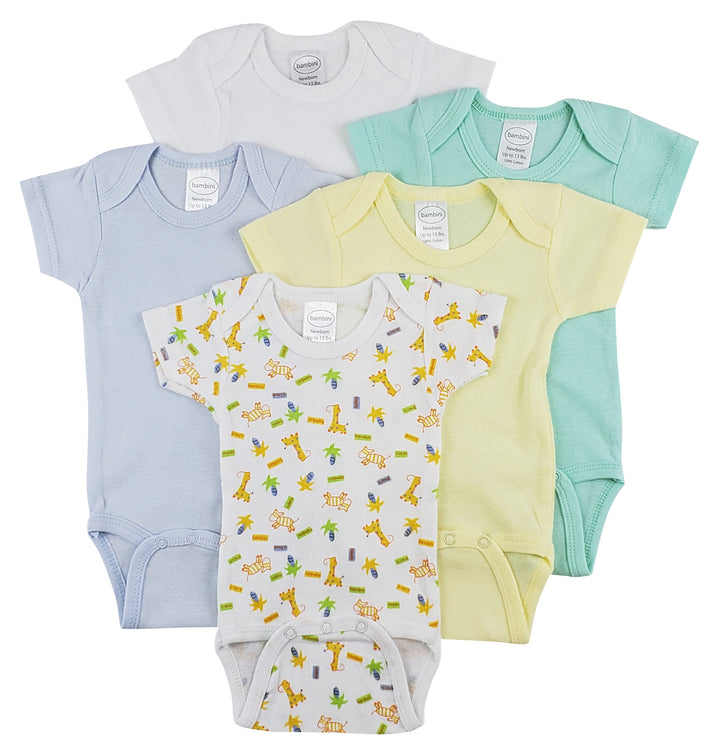 Short Sleeve One Piece 5 Pack