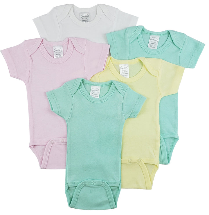 Short Sleeve One Piece 5 Pack