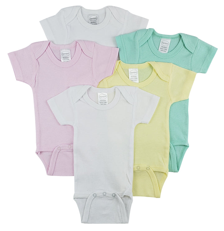 Short Sleeve One Piece 5 Pack